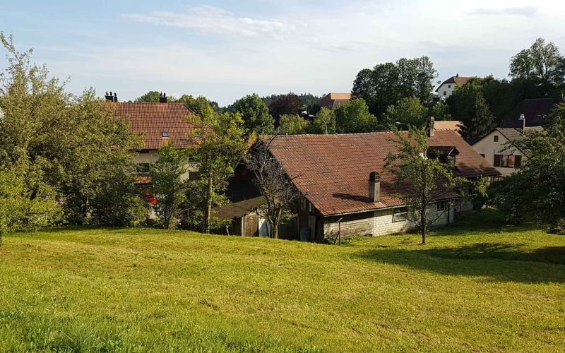 Greenwil Weitsicht über Felder