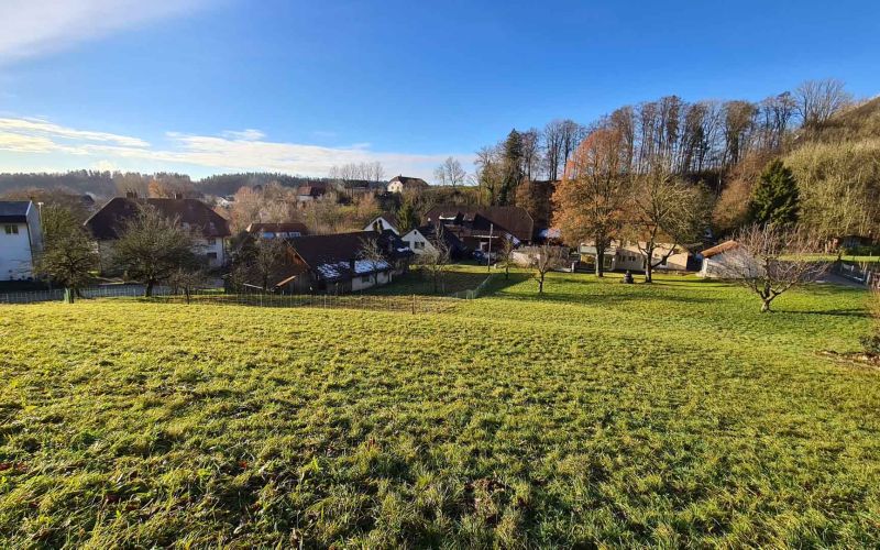 Greenwil Weitsicht über Felder